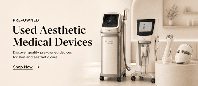 Used Aesthetic medica device banner com
